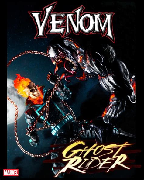 Marvelousnews Photo Of The Day Ghost Rider Vs Venom By