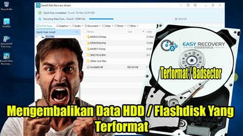 Recoverit usb recovery will start scanning the drive to searching your lost files, it will take for a minute. Cara Mengembalikan Data Hardisk atau Flashdisk Yang ...