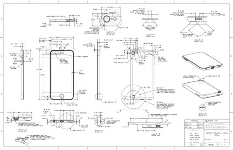 Ipod Touch E Ipod Nano Gli Schemi E Disegni Di Progettazione Iphone 5c