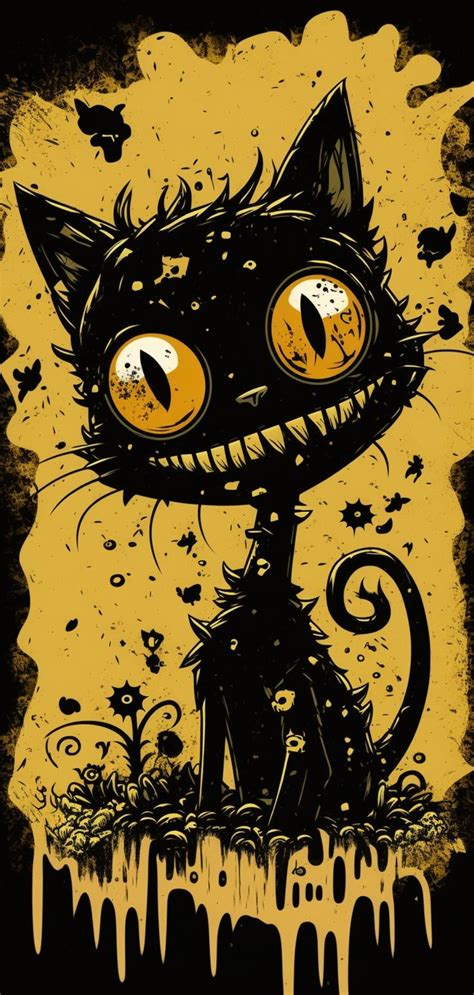 Zcats Creepy Cat Art Snugglepusscats Creepy Kitties In 2023 Creepy