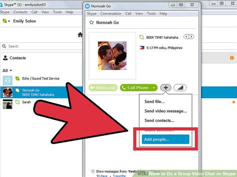 Skype group calls can be audio, video, or a mix of both, depending on the devices used. How to Do a Group Video Chat on Skype: 5 Steps (with Pictures)