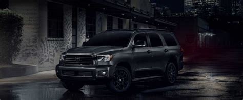 2021 Toyota Sequoia Nightshade Is Pitch Black Trd Pro Model Adopts