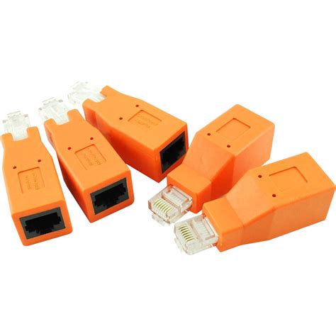 Axiom Network Adapters Rj 45 Cat6 Crossover Male To Female Adapter 5