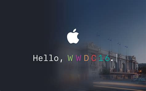 Klik hier voor meer informatie over dit evenement dat van 5 tot 9 juni plaatsvindt. WWDC 2016 Wallpaper by SergeyZaytsev on DeviantArt