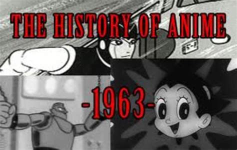 The History Of Anime Timeline Timetoast Timelines