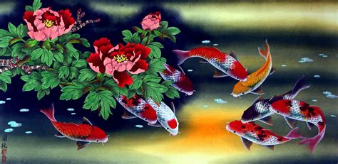 Famous Koi Fish Painting At Explore Collection Of