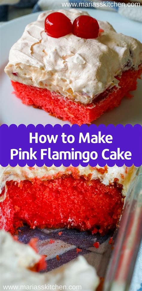 Remove from oven and let cool. How to Make Homemade Pink Flamingo Cake | Flamingo cake ...