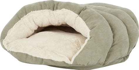 Ethical Pet Sleep Zone Cuddle Cave Cat And Dog Bed 22 In Sage