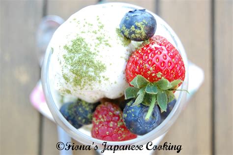 Fionas Japanese Cooking Ice Cream With Summer Berries And Soy Sauce