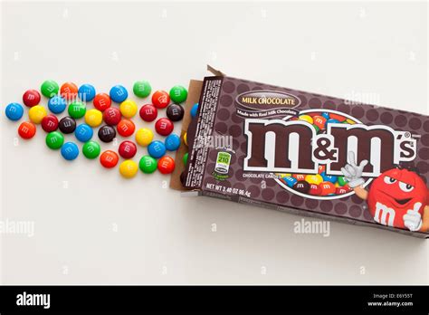 Plain Mandms Chocolate Candy Produced By Mars Inc Stock Photo Alamy
