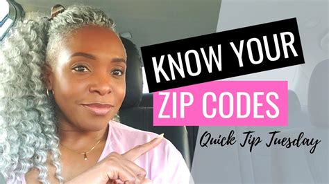 Know Your Zip Codes Quick Tip Tuesday Youtube