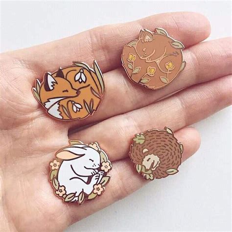 Forest Animal Pins Enamel Pin Collection Enamel Pins Pin And Patches