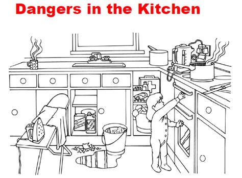 Spot The Hazards In The Kitchen Printables Printable Word Searches