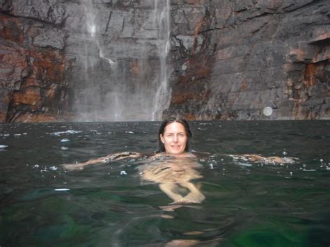 Swimming In The Waterfall Plunge Pool Photo
