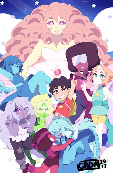 The Crystal Gems By R Cket Cat On Deviantart Steven Universe Characters Steven Universe Anime