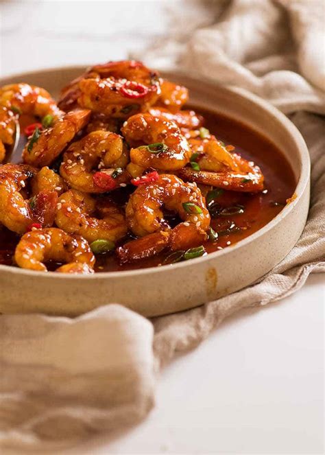Asian Chilli Garlic Prawns Shrimp Recipetin Eats