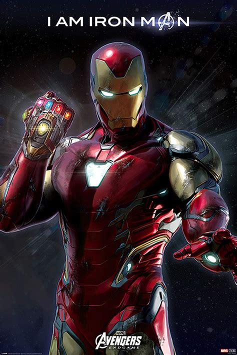 Buy STOP ONLINE Avengers Endgame Movie I Am Iron Man Size X Online At DesertcartBahamas