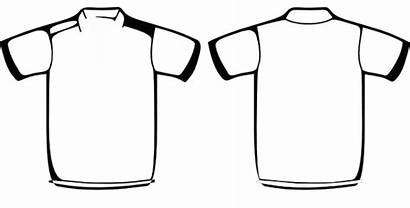 Shirt Polo Template Clipart Plain Clip Blank