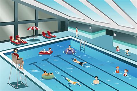 Public Swimming Pool Clip Art Vector Images And Illustrations Istock