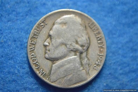 1948 P Jefferson Nickel For Sale Buy Now Online Item 286552