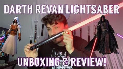Artsabers DARTH REVAN'S SITH Neopixel Lightsaber (Unboxing & Review ...
