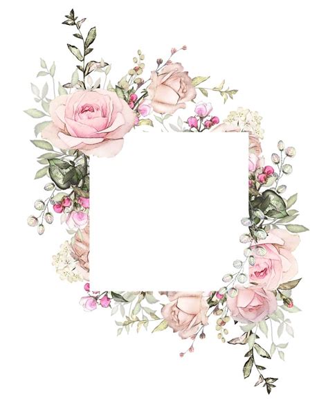 Flower Frame — For You — Картинки и Рисунки