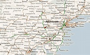 Pennsylvania Map Allentown