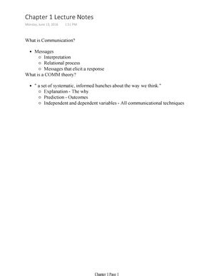 Comm Chapter Lecture Notes Warning Tt Undefined Function