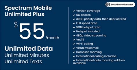 Spectrum Mobile Unlimited Plus Plan Details Price And Features
