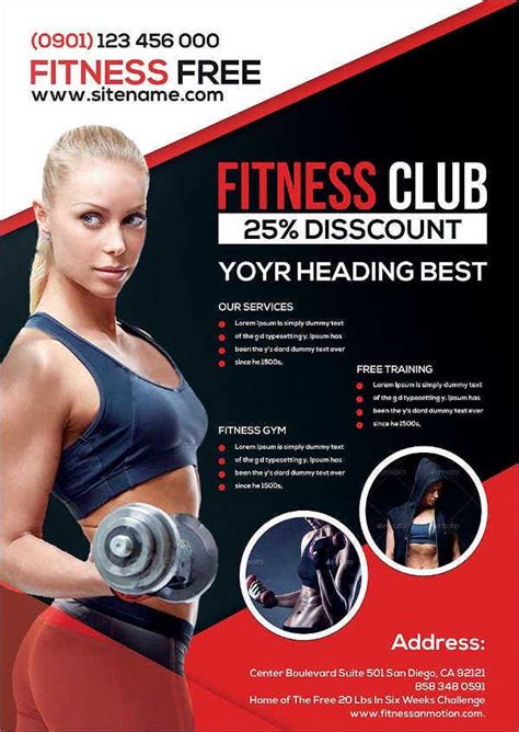 64 Fitness Flyer Templates Psd Word Ai Eps Vector Formats Free