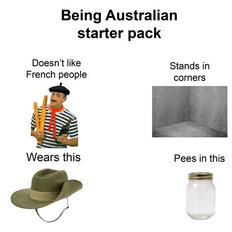 Being Australian Starter Pack Rstarterpacks