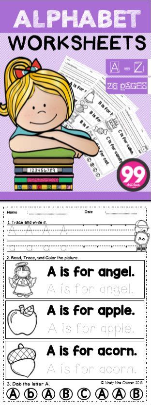 alphabet worksheets teachers pay teachers freebies alphabet