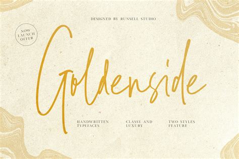 Goldenside Handwritten Script Font - Dafont Free