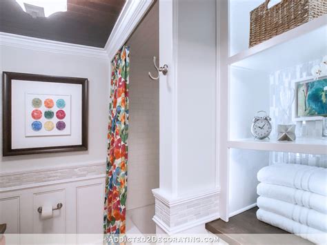 Colorful Small Bathroom Makeover Addicted 2 Decorating