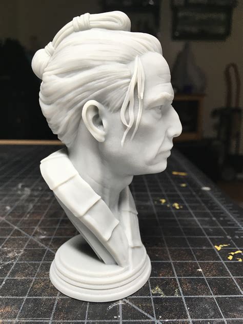 3d Printable Samurai Bust By Leavon Archer