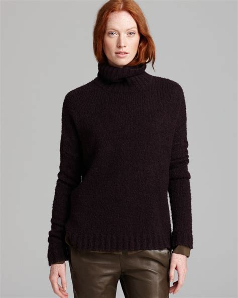 Lyst Vince Sweater Cozy Turtleneck In Red