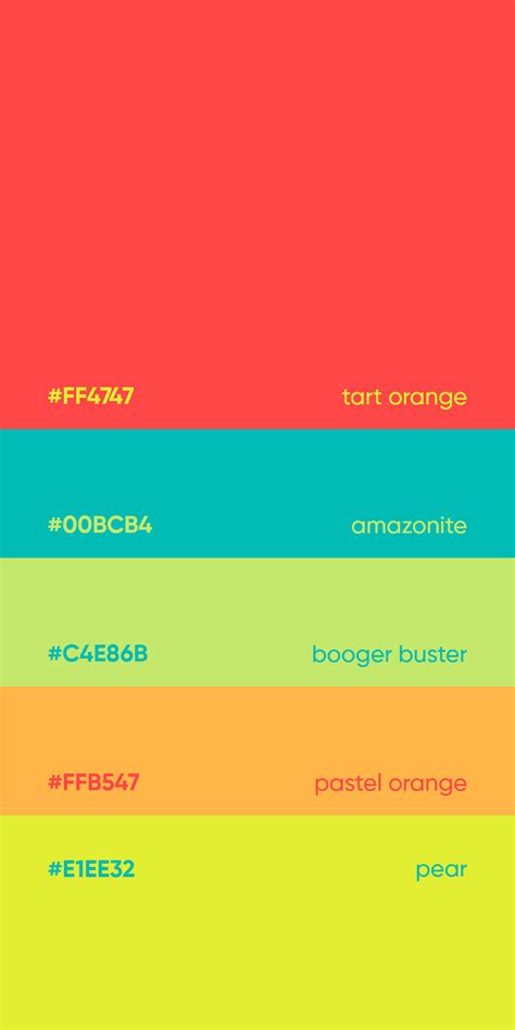 Flat Color Palette Color Palette Challenge Brand Color Palette