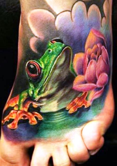 Https://techalive.net/tattoo/frog Lily Pad Tattoo Designs