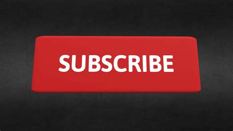 Youtube Subscribe Button Download Free 3d Model By Citron Legacy