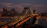 File:Manhattan Bridge in New York City in the dark.jpg - Wikimedia Commons