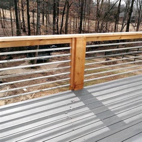 46 Metal Deck Railing Ideas For Your Porch Deck Or Patio Metal Deck