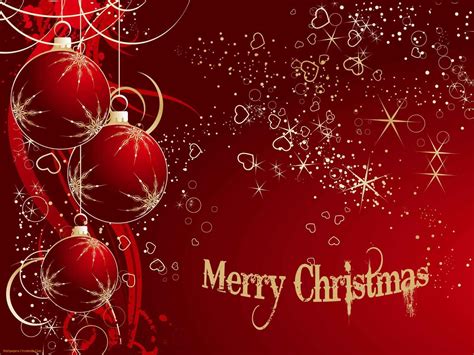 Merry Christmas Red Wallpaper Vector Photo For Pc Background 14011