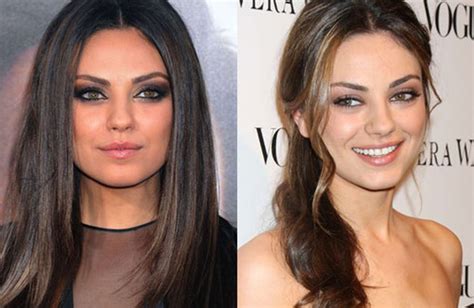 Mila Kunis Hair Sleek N Shiny Brunette Locks