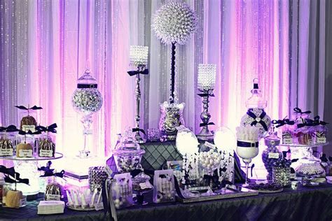 Purple Candy Bar Elegance Wedding Pinterest Purple Candy Buffet