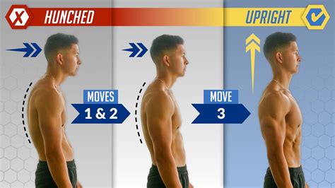 The Easiest Way To Fix Your Posture At Home Just 3 Exercises Youtube