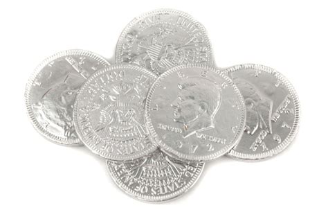 Buy Silver Chocolate Coins In Bulk At Wholesale Prices Online Candy Nation