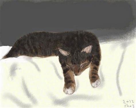 Shozo Ozaki Feline Perfection Cat Art Feline Cat Painting