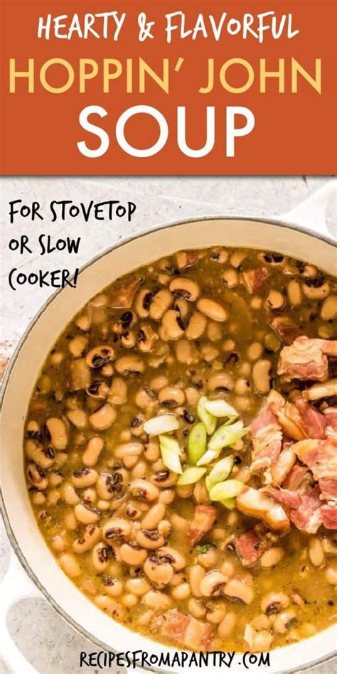 Try This Famous Hoppin John Soup Dish With This Delicious And Easy To