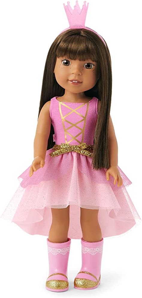 American Girl Welliewishers Ashlyn 145 Inch Doll With Brown Eyes