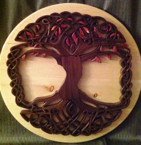 Celtic Tree Of Life Intarsia Woodworking By Chris Mobley